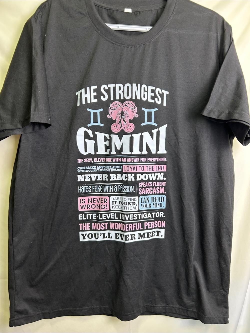 Gemini Graphic Tee - Black